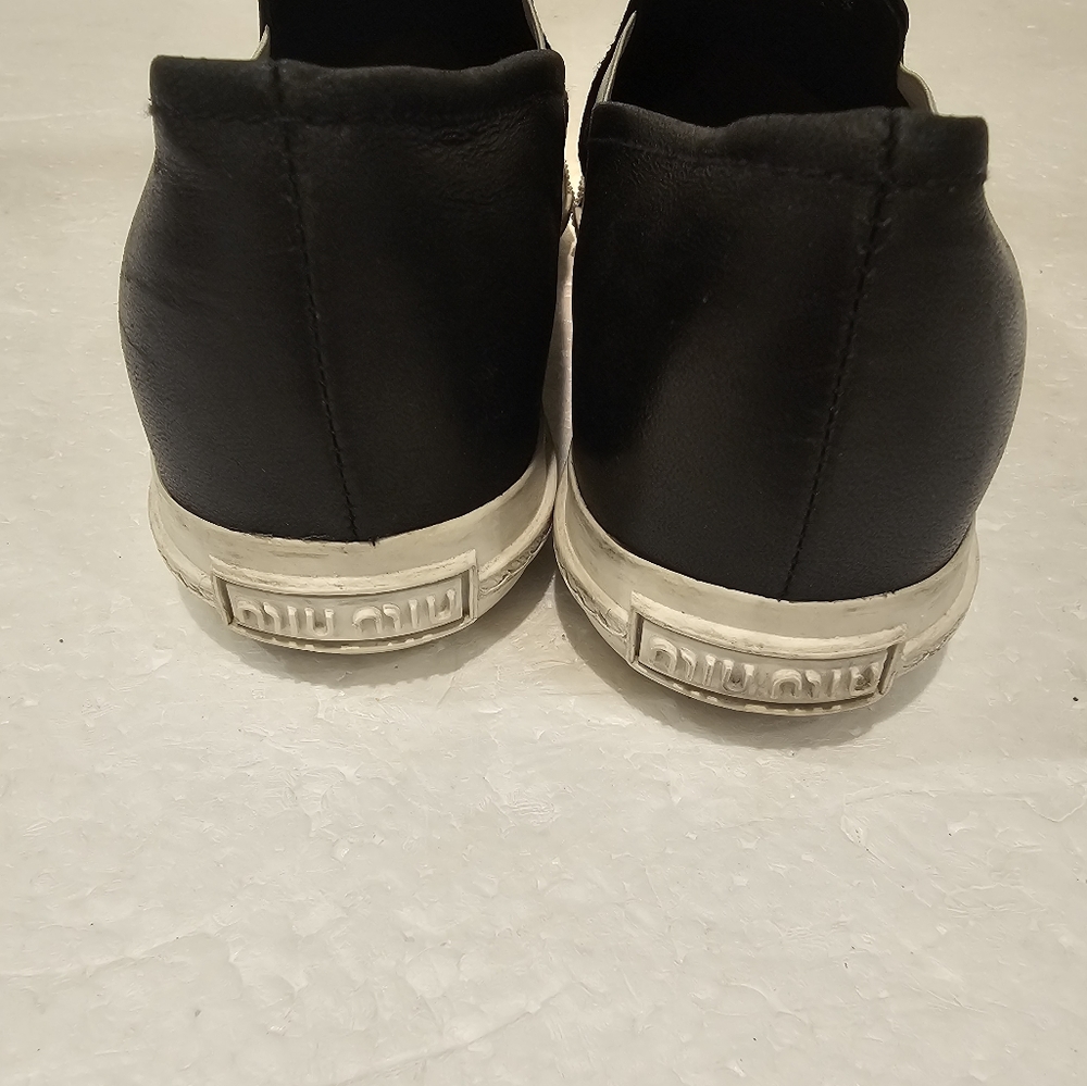 Miu Miu Capped Toe Slip on loafers - Picture 5 of 14